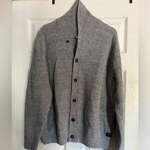 Men's 100% Cotton Shawl Collar Cardigan - Excellent Condition